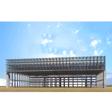 Estructura de acero de acero personalizada Espacio del hangar Marco del marco del techo Hangar